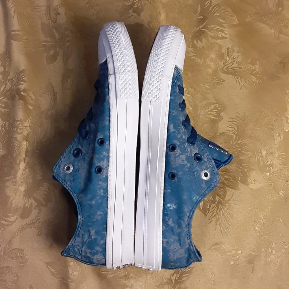CONVERSE All  Star Ocean Blue With LUNARLON Men's 7.0 Women's 9.0 LIKE NEW - Picture 6 of 16
